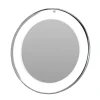 LED Schminkspiegel 20 x 22 cm silber/weiss