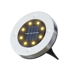 LED Solar Bodenleuchte 12 cm 8er Set