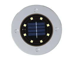 LED Solar Bodenleuchte 12 cm 8er Set