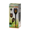LED Solarfackel 3-in-1 schwarz