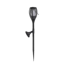 LED Solarfackel 3-in-1 schwarz