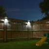 LED Solarlampe für Dachrinne