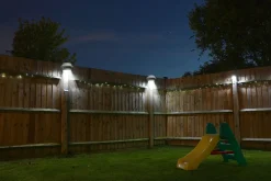 LED Solarlampe für Dachrinne