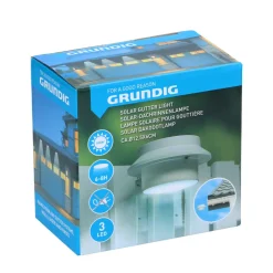 LED Solarlampe für Dachrinne