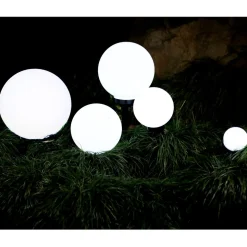 LED Solarlampe rund 40 cm