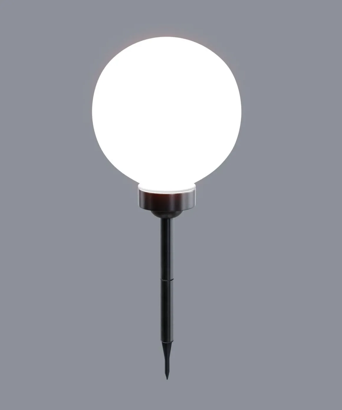 LED Solarlampe rund 30 cm 2er Set
