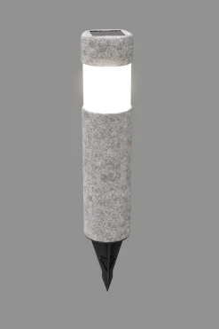 LED Solarlampe Steinoptik 38 cm 4er Set