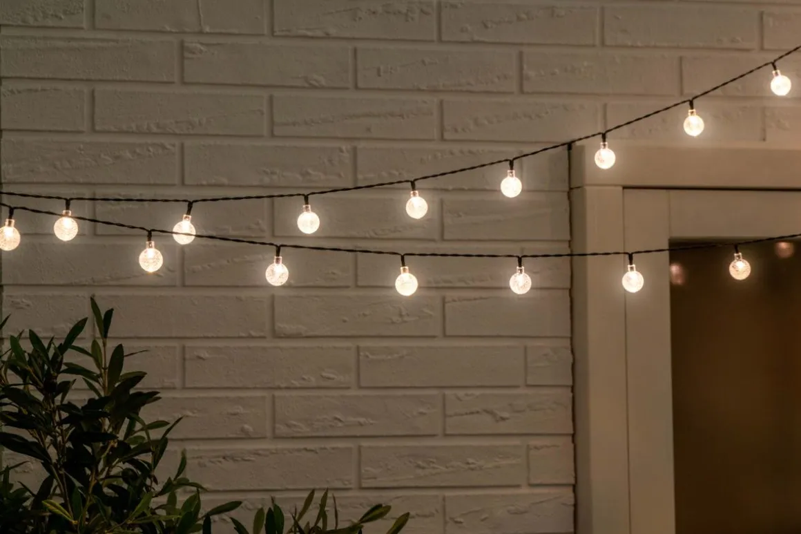 LED Solar Lichterkette 9 m