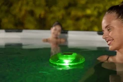 LED Solar Poolbeleuchtung schwimmend 18 cm