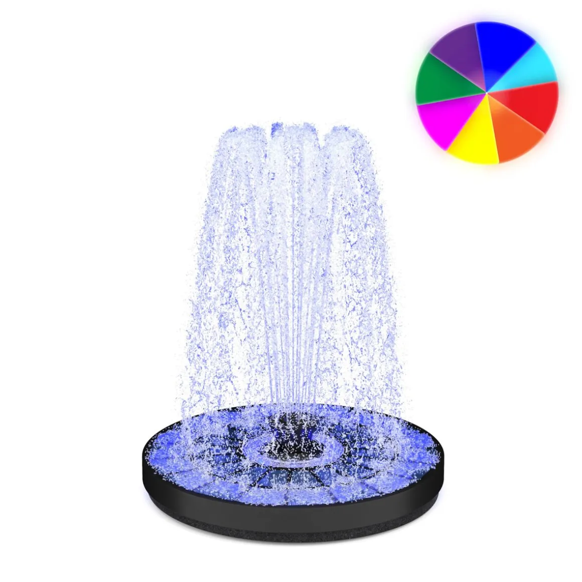 LED Solar Springbrunnen 22 cm