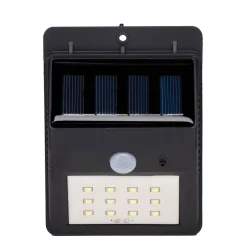 LED Solar Wandleuchte mit Bewegungsmelder