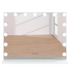 LED Spiegel EMMI 58 x 12 x 45 cm weiss
