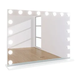 LED Spiegel EMMI 80 x 12 x 60 cm weiss