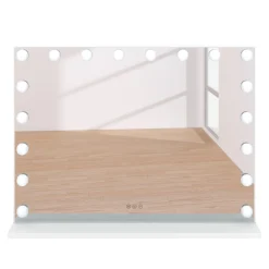 LED Spiegel EMMI 80 x 12 x 60 cm weiss