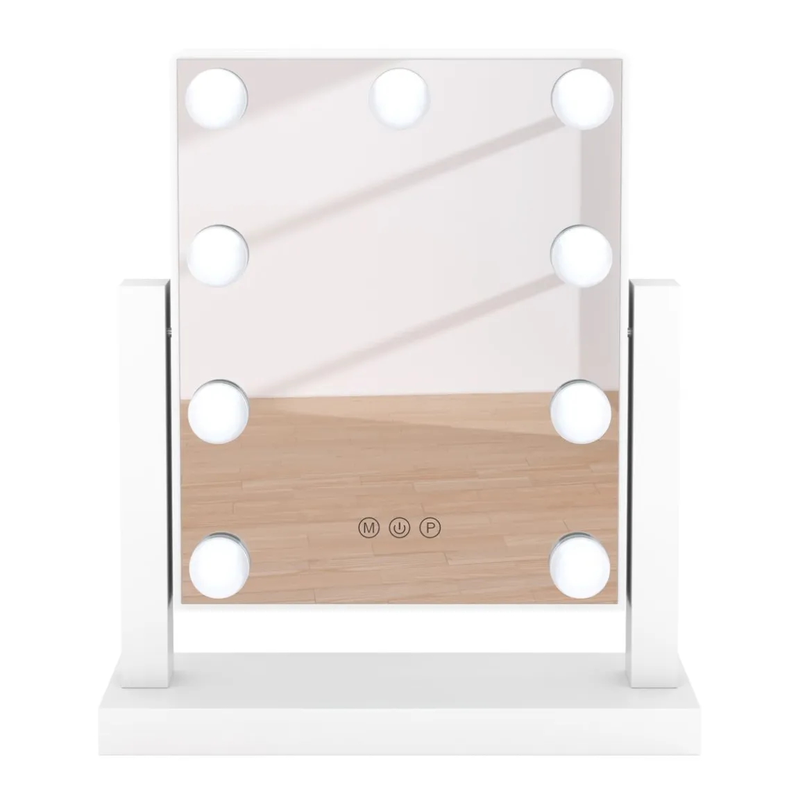 LED Spiegel MAELIN 29 x 6 x 36 cm weiss