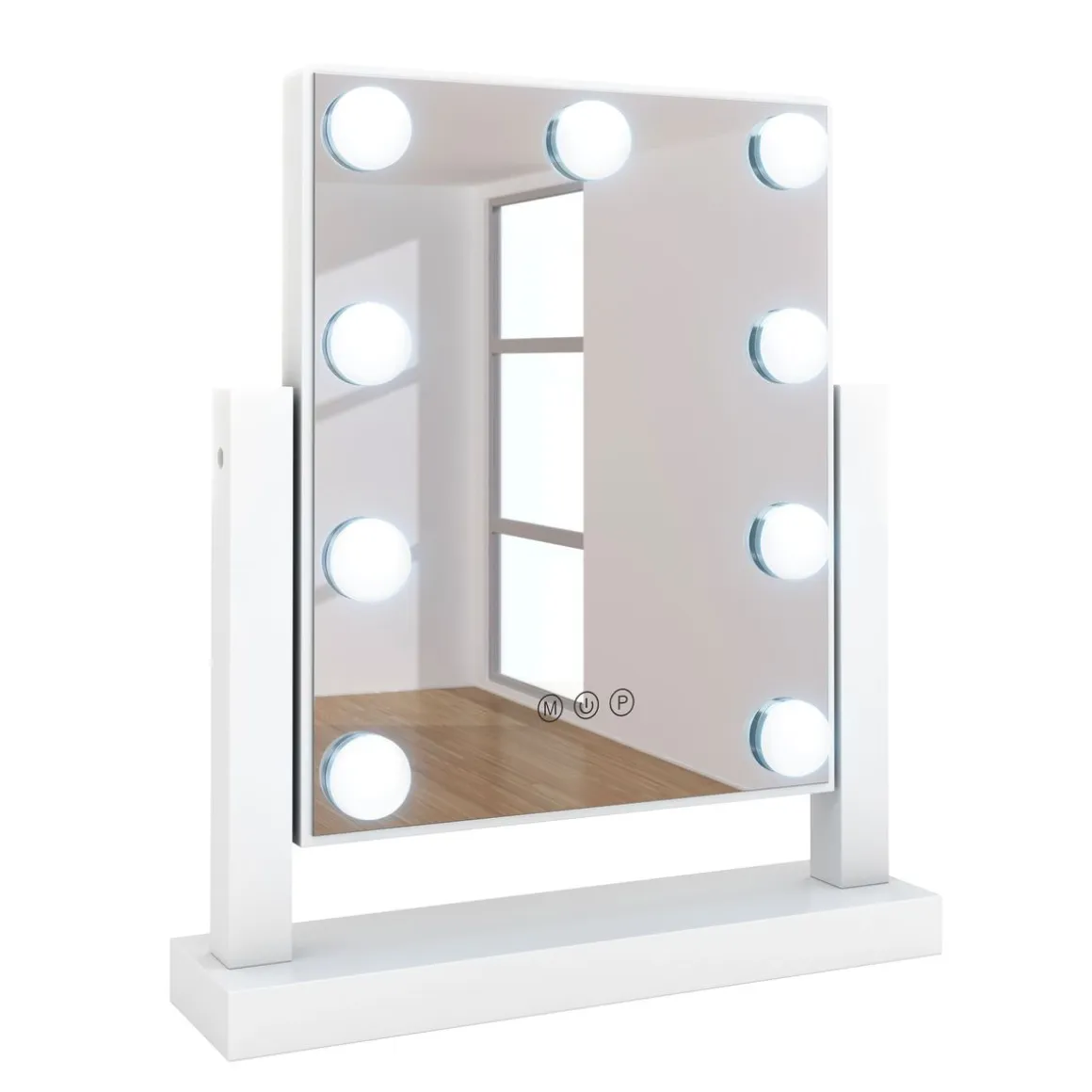 LED Spiegel MAELIN 29 x 6 x 36 cm weiss