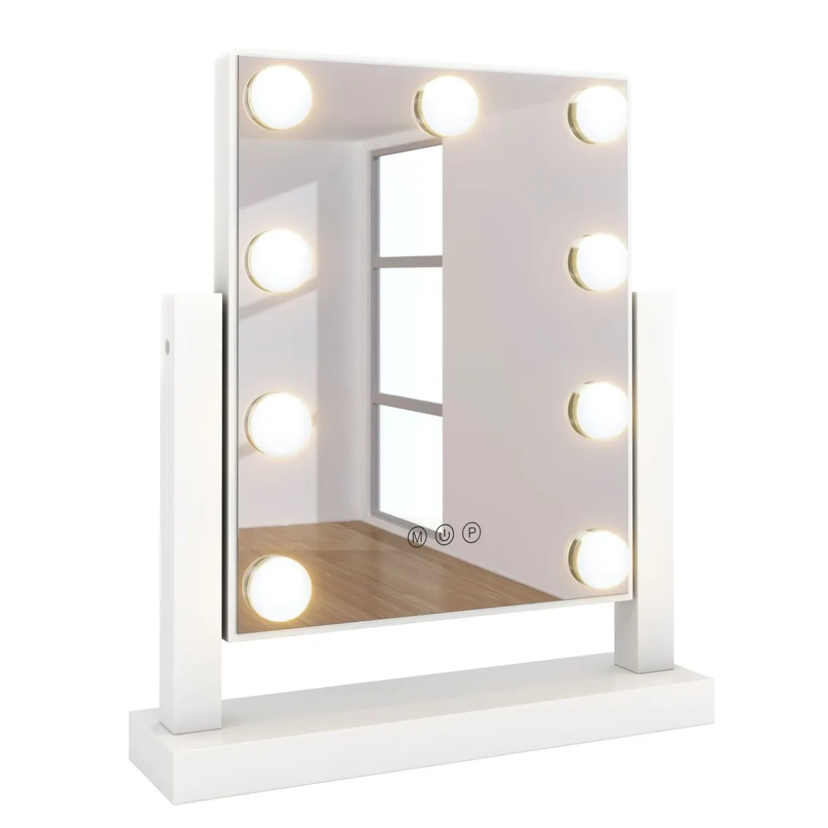 LED Spiegel MAELIN 29 x 6 x 36 cm weiss