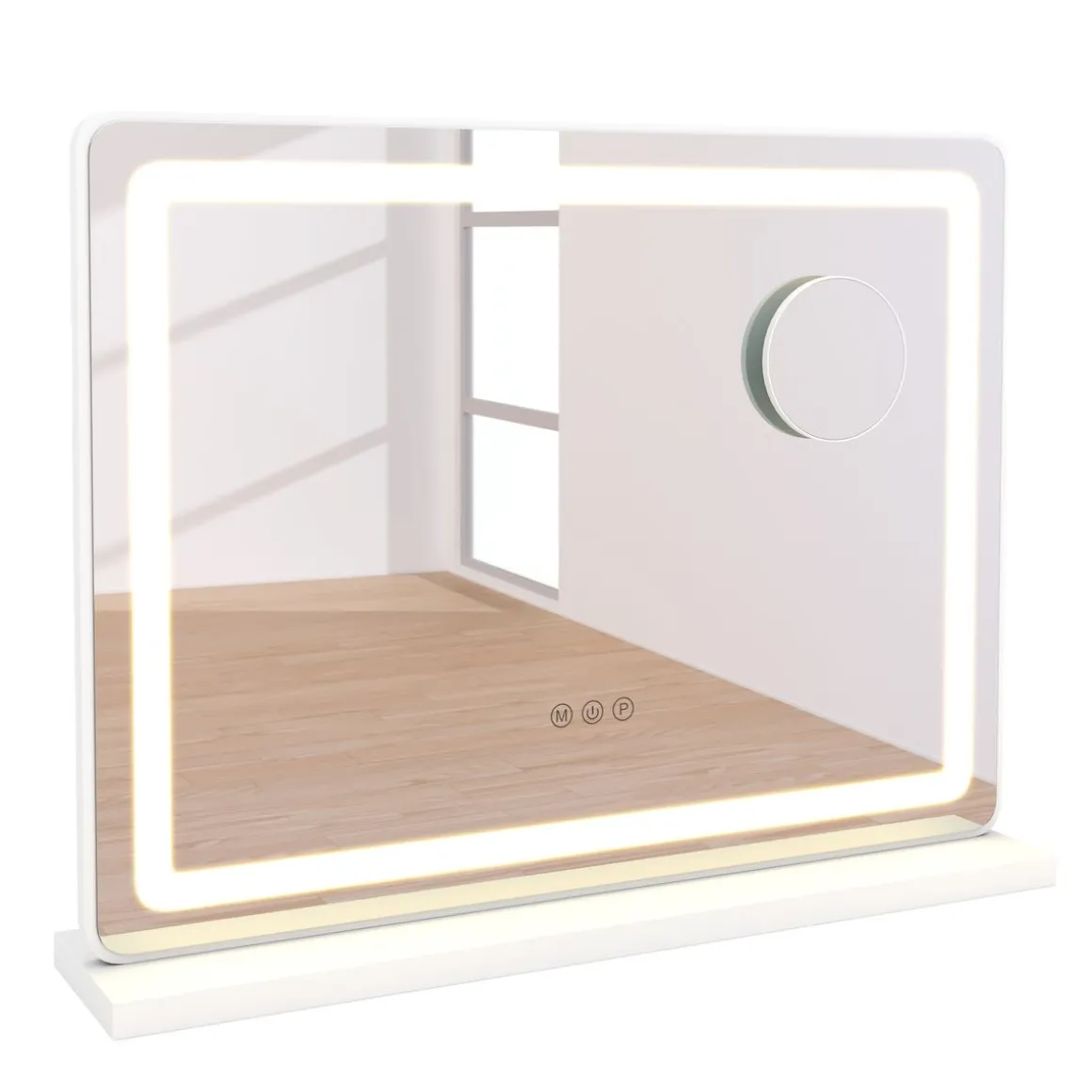 LED Spiegel SONJA 58 x 12 x 45 cm weiss