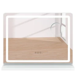 LED Spiegel SONJA 58 x 12 x 45 cm weiss