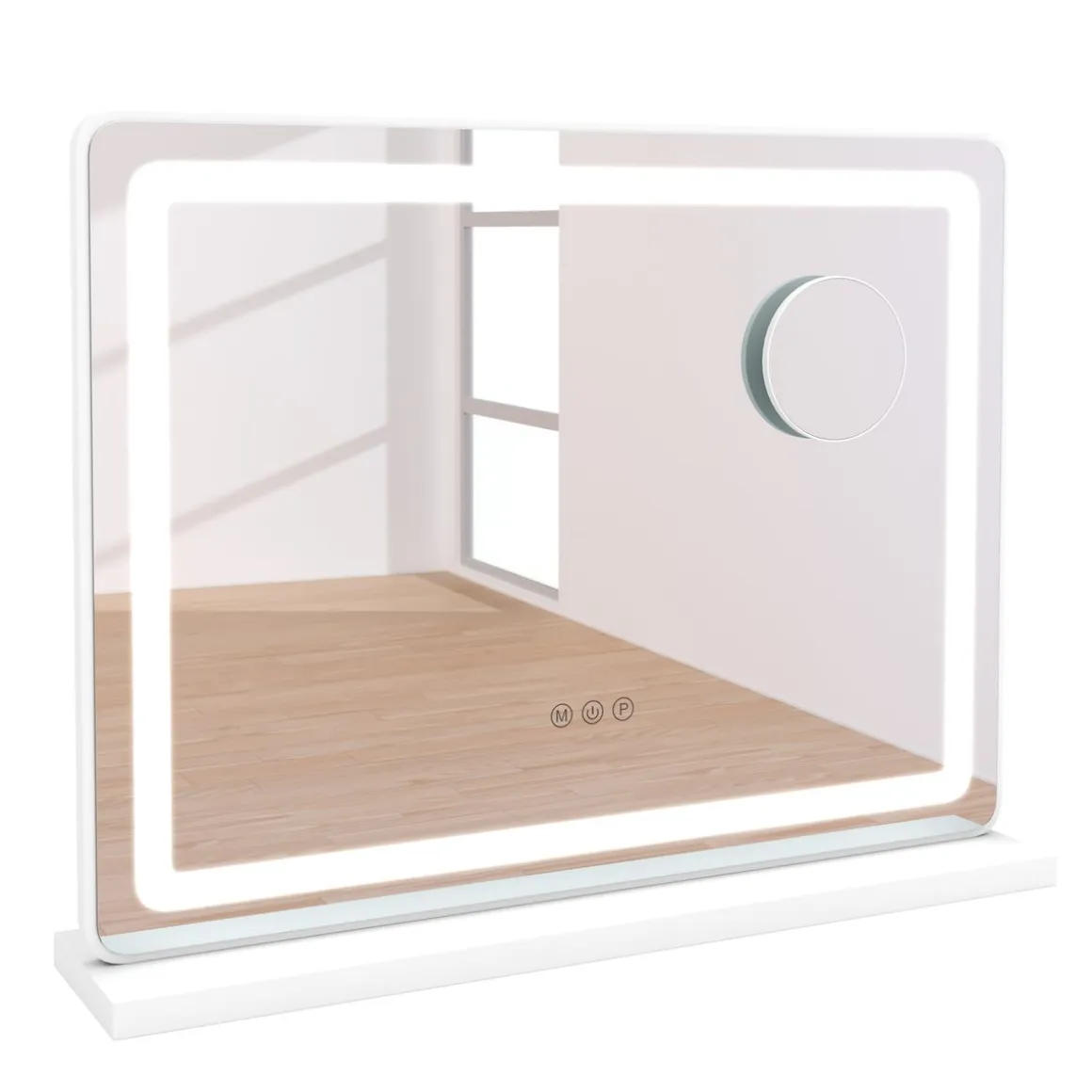 LED Spiegel SONJA 58 x 12 x 45 cm weiss