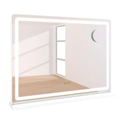 LED Spiegel SONJA 80 x 12 x 60 cm weiss