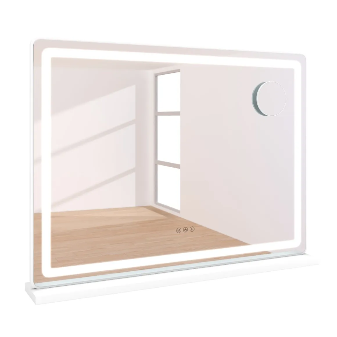 LED Spiegel SONJA 80 x 12 x 60 cm weiss