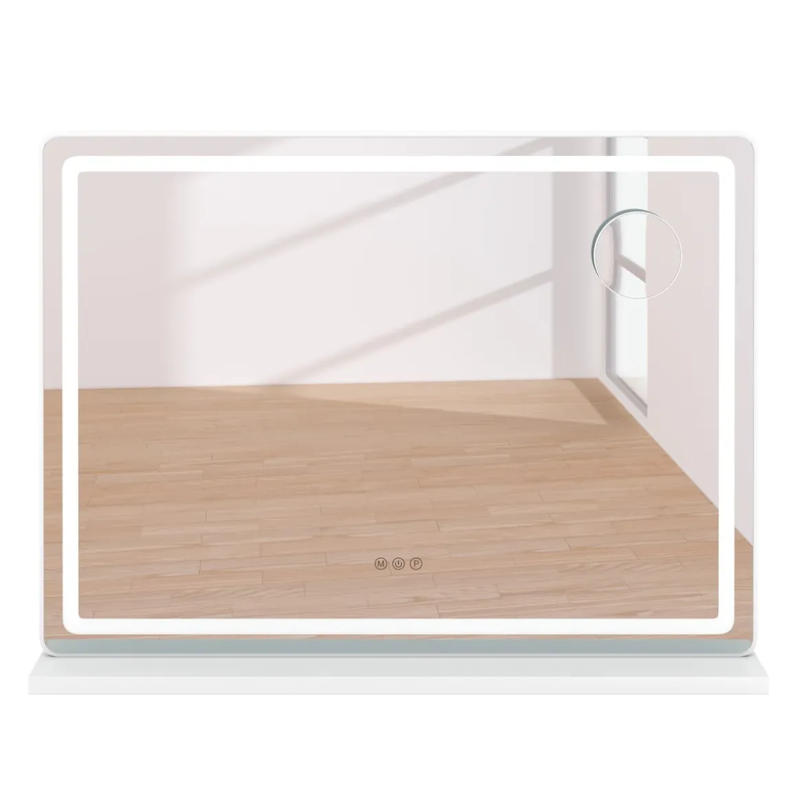 LED Spiegel SONJA 80 x 12 x 60 cm weiss
