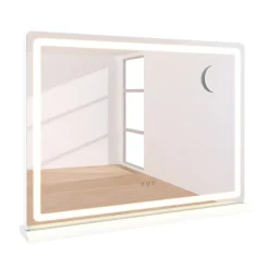 LED Spiegel SONJA 80 x 12 x 60 cm weiss