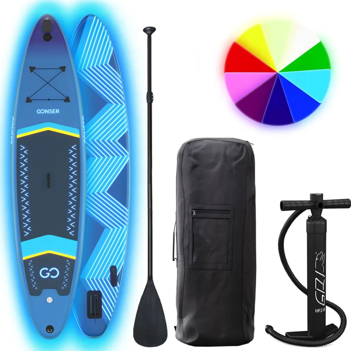 LED Stand Up Paddle ASTRAL 360 cm