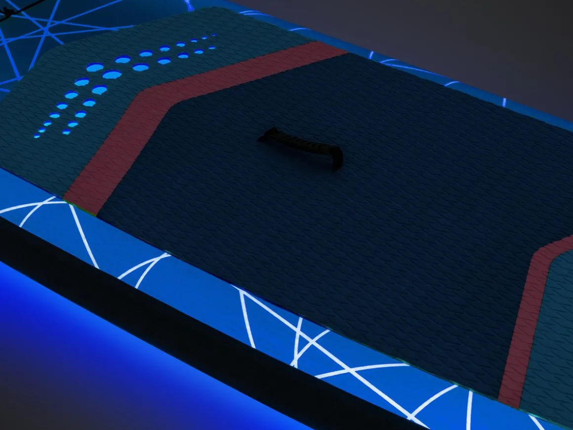 LED Stand Up Paddle LASER 320 cm schwarz