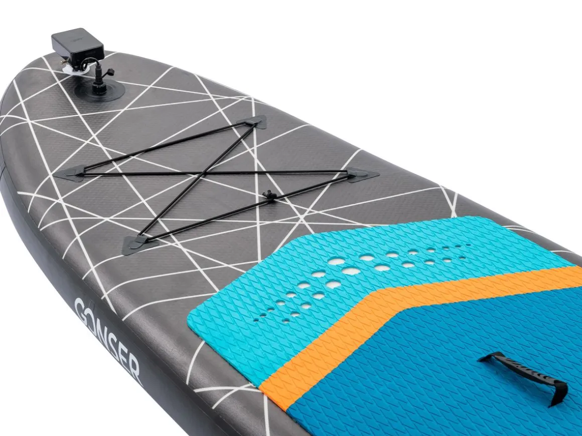 LED Stand Up Paddle LASER 320 cm schwarz
