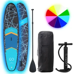 LED Stand Up Paddle LASER 320 cm schwarz