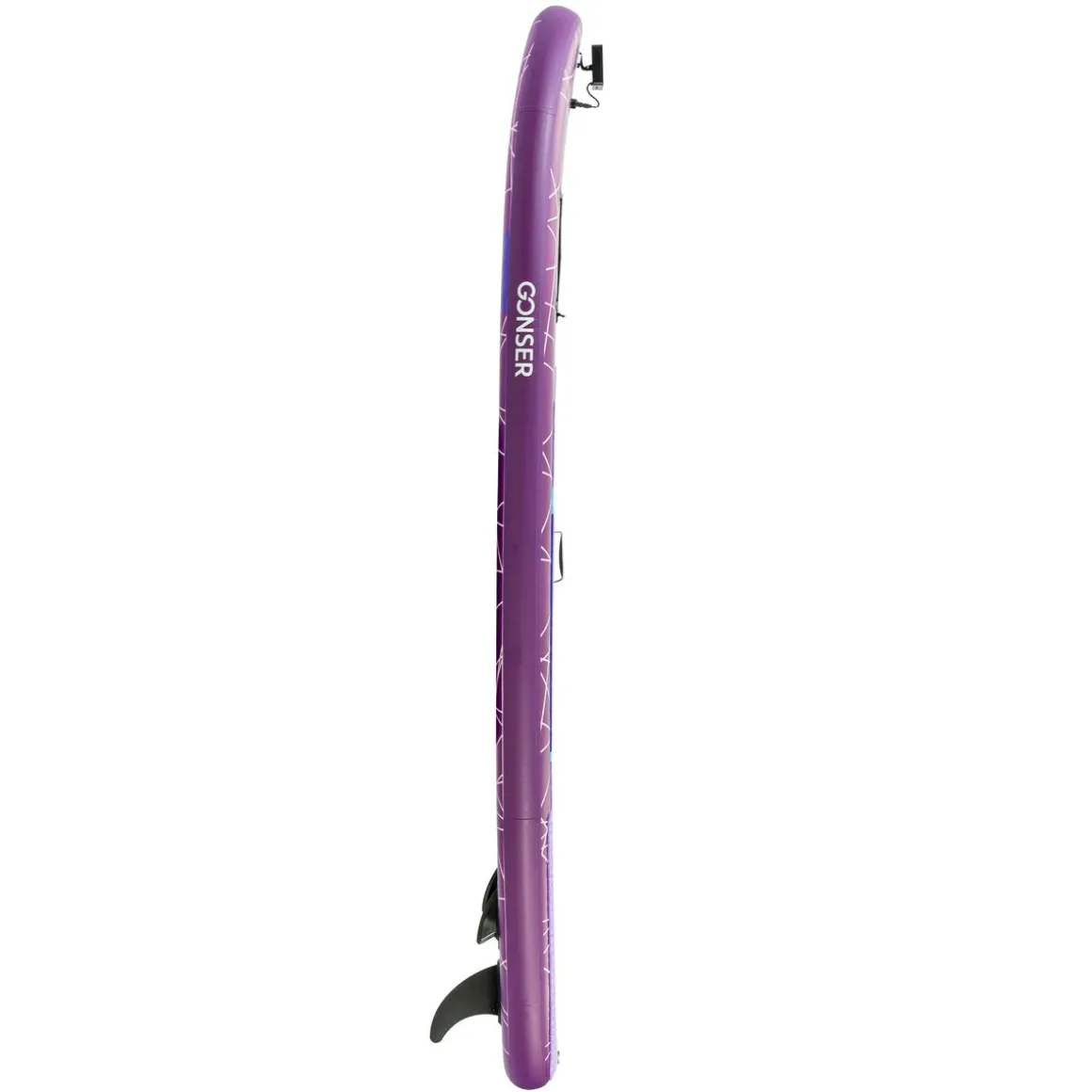 LED Stand Up Paddle LASER 320 cm violett