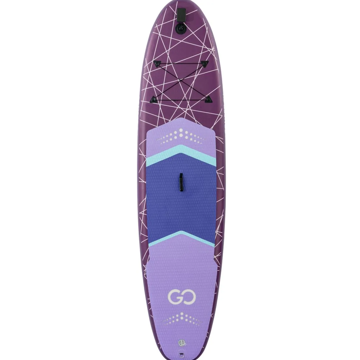 LED Stand Up Paddle LASER 320 cm violett