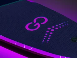 LED Stand Up Paddle LASER 320 cm violett