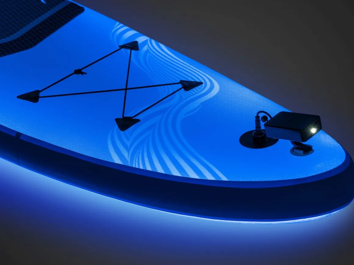LED Stand up Paddle MAGIC 335 cm blau