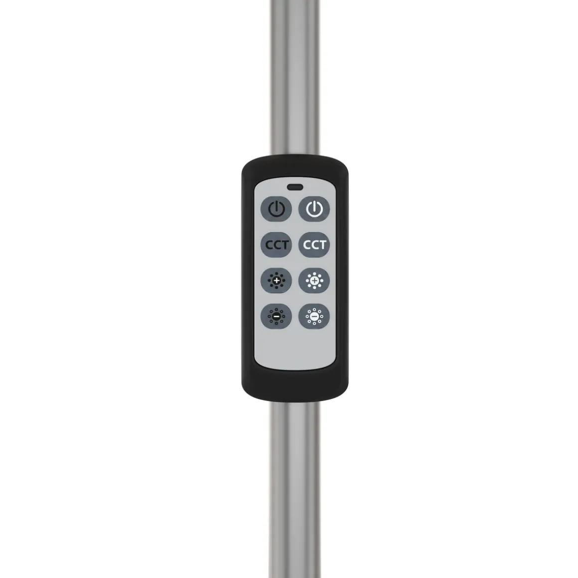 LED Stehlampe DIRETO dimmbar silber