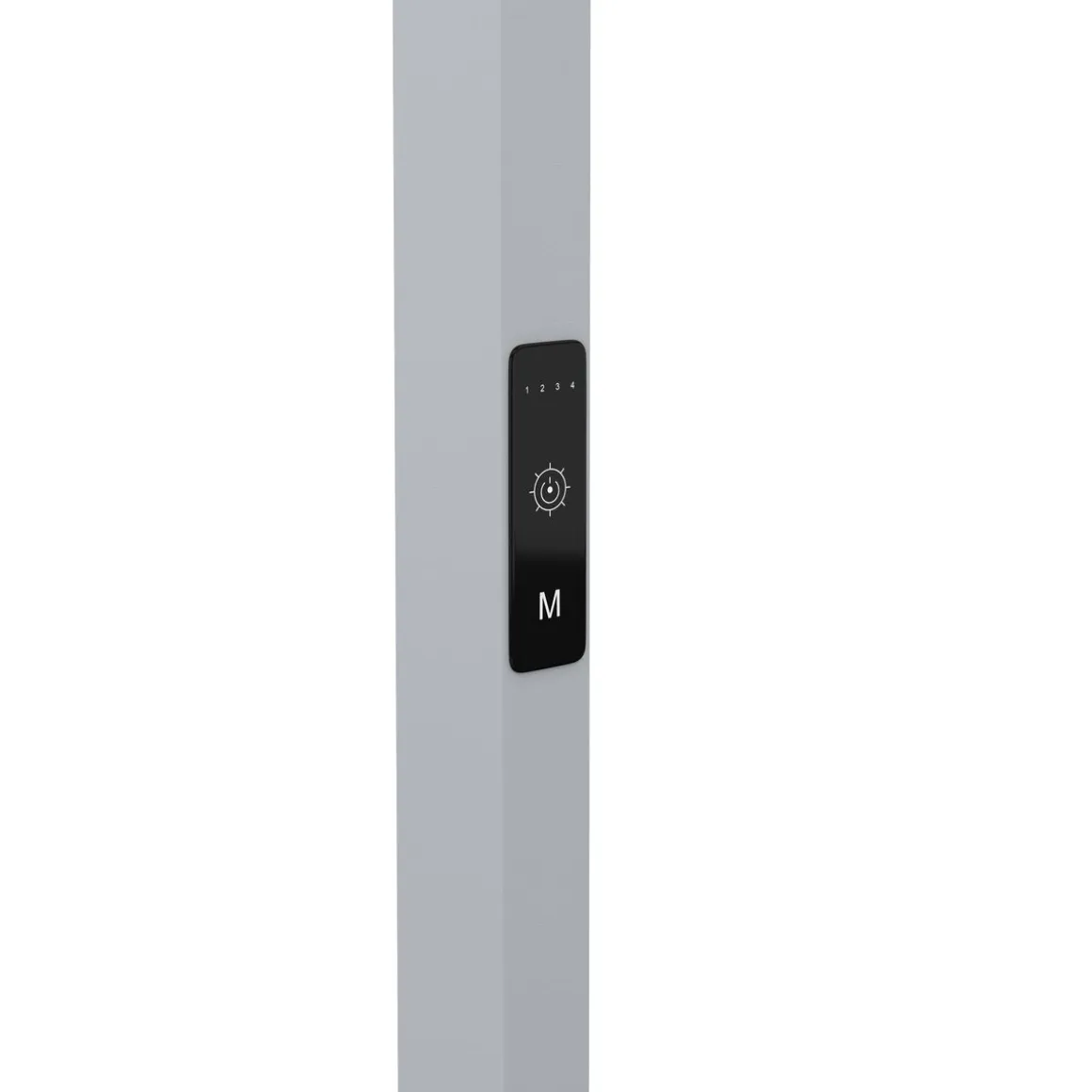 LED Stehlampe LANA dimmbar mit Bewegungsmelder silber