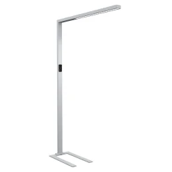 LED Stehlampe LUAN dimmbar mit Bewegungsmelder silber