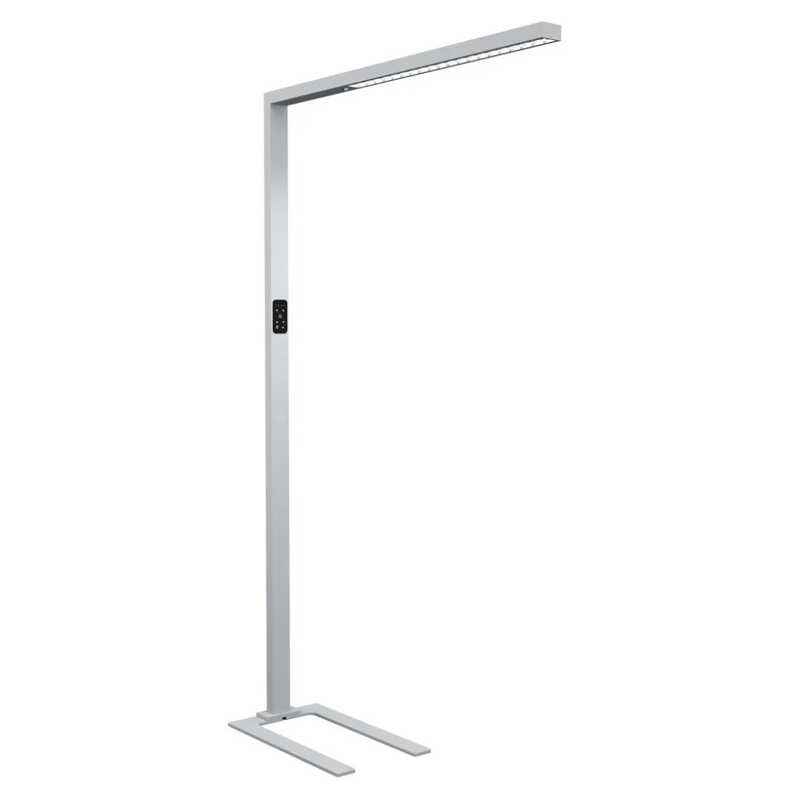 LED Stehlampe LUAN dimmbar mit Bewegungsmelder silber