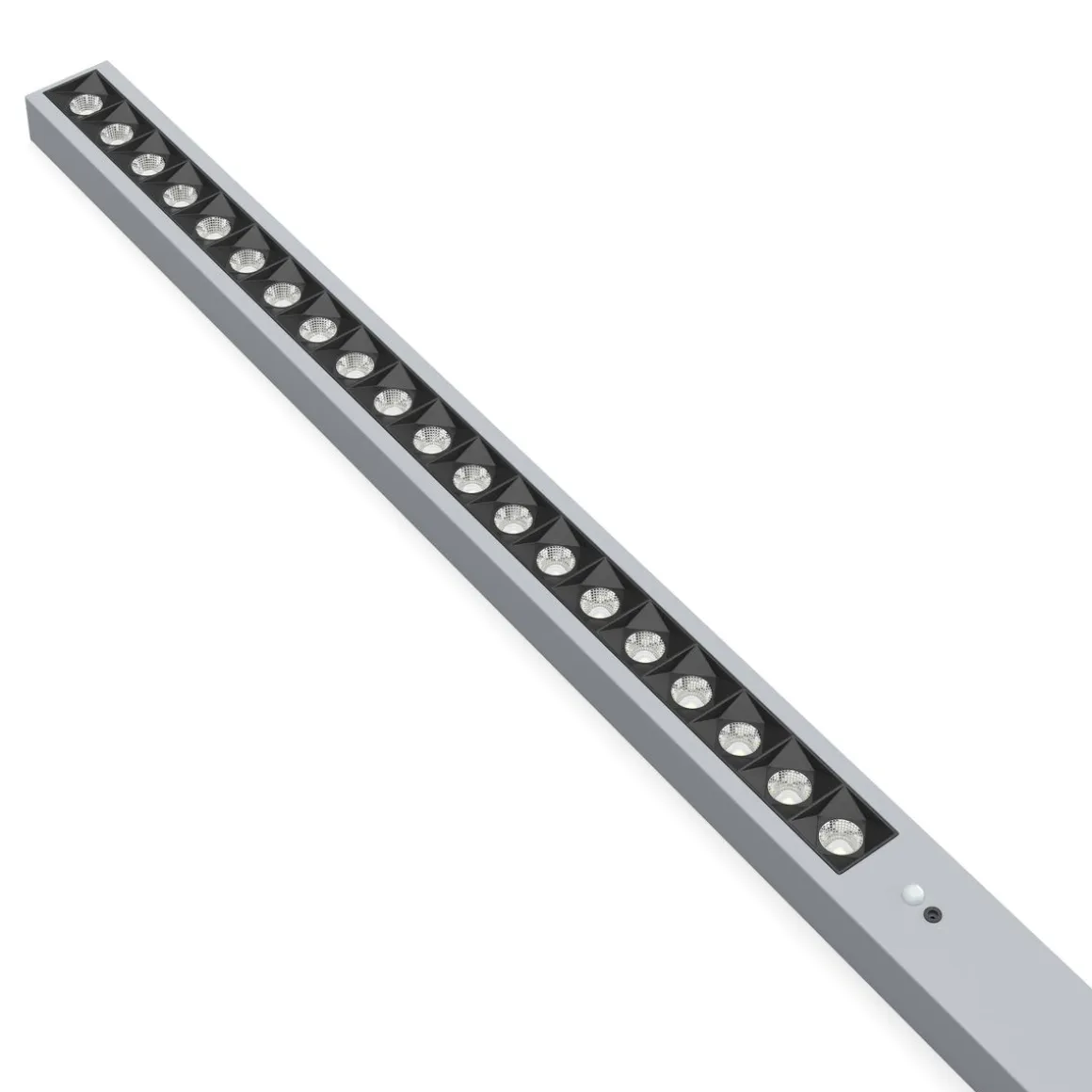 LED Stehlampe LUAN dimmbar mit Bewegungsmelder silber
