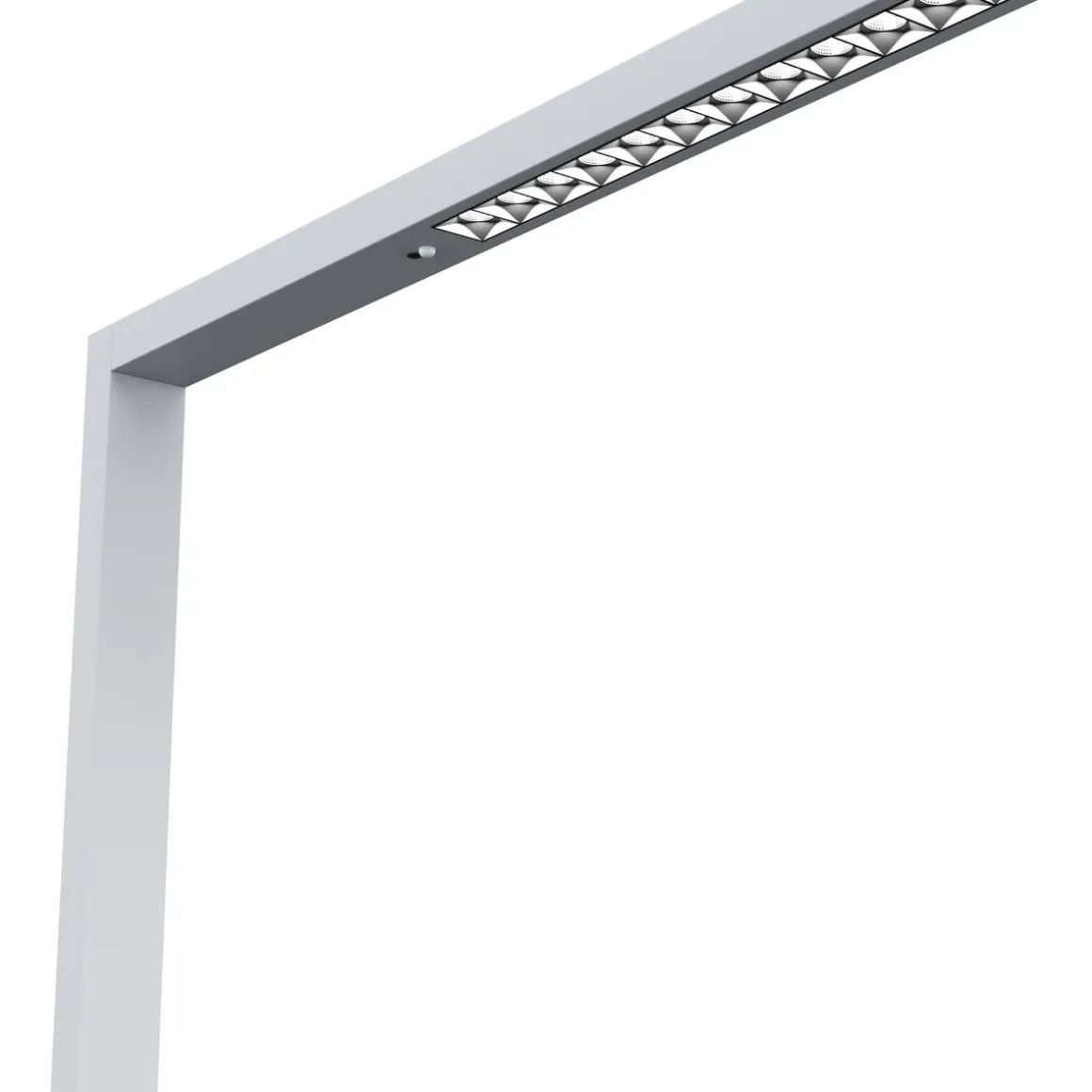LED Stehlampe LUAN dimmbar mit Bewegungsmelder silber