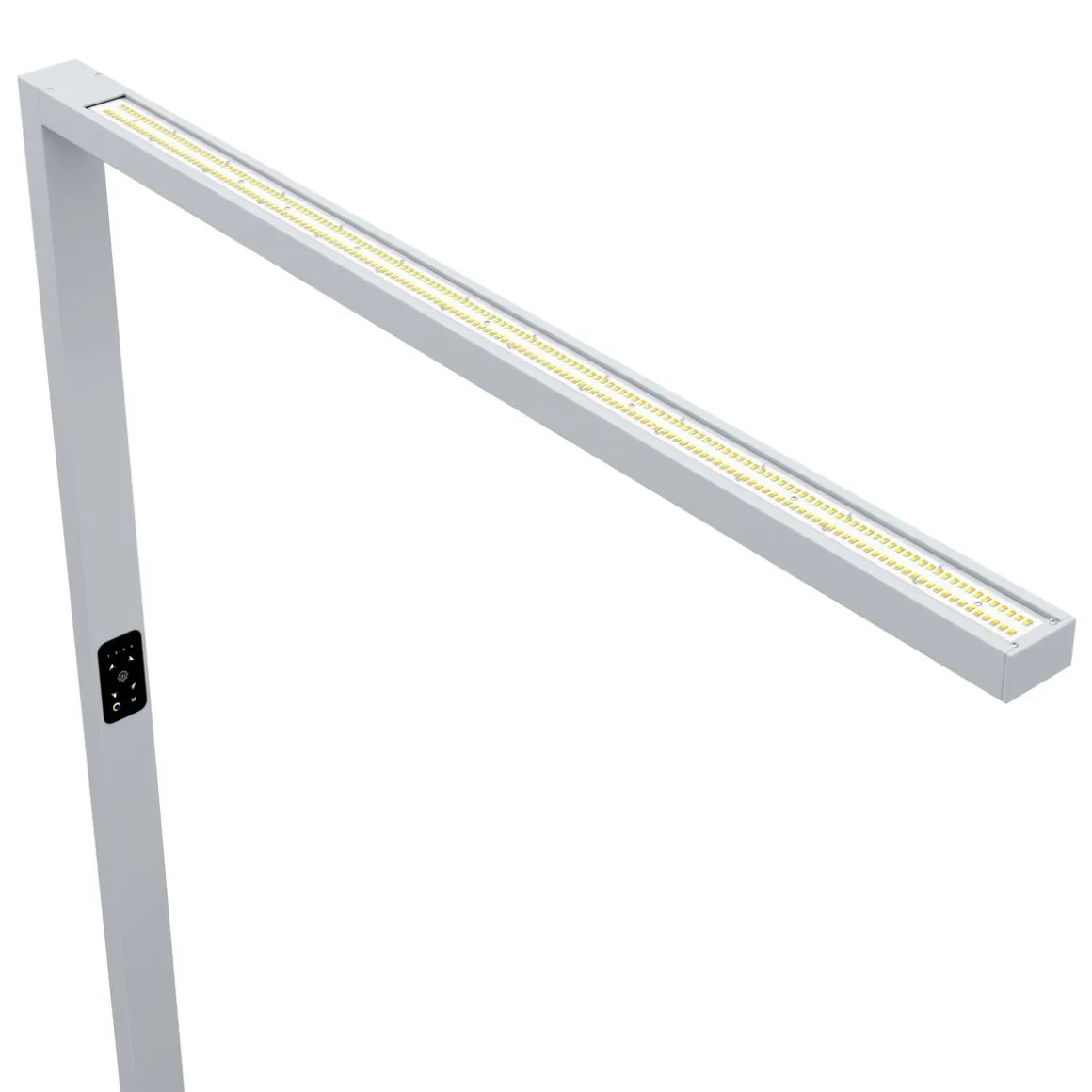 LED Stehlampe LUAN dimmbar mit Bewegungsmelder silber