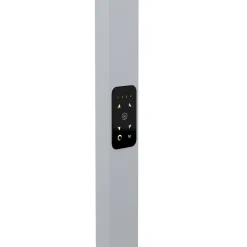 LED Stehlampe LUAN dimmbar mit Bewegungsmelder silber