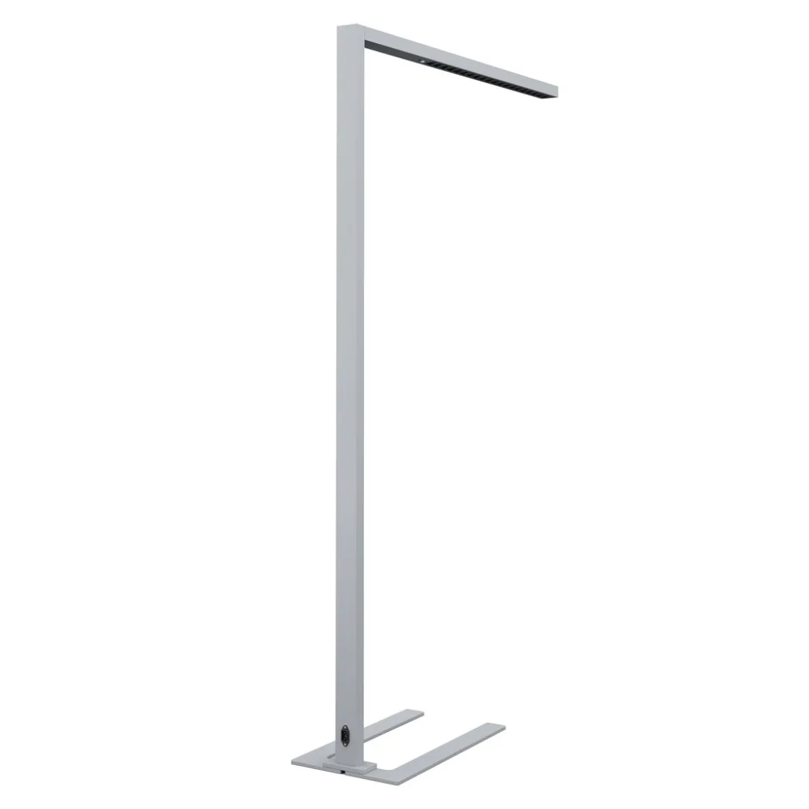 LED Stehlampe LUAN dimmbar mit Bewegungsmelder silber