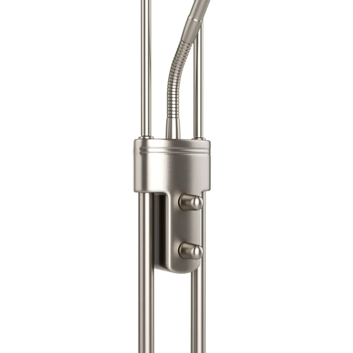 LED Stehlampe RESIL dimmbar silber