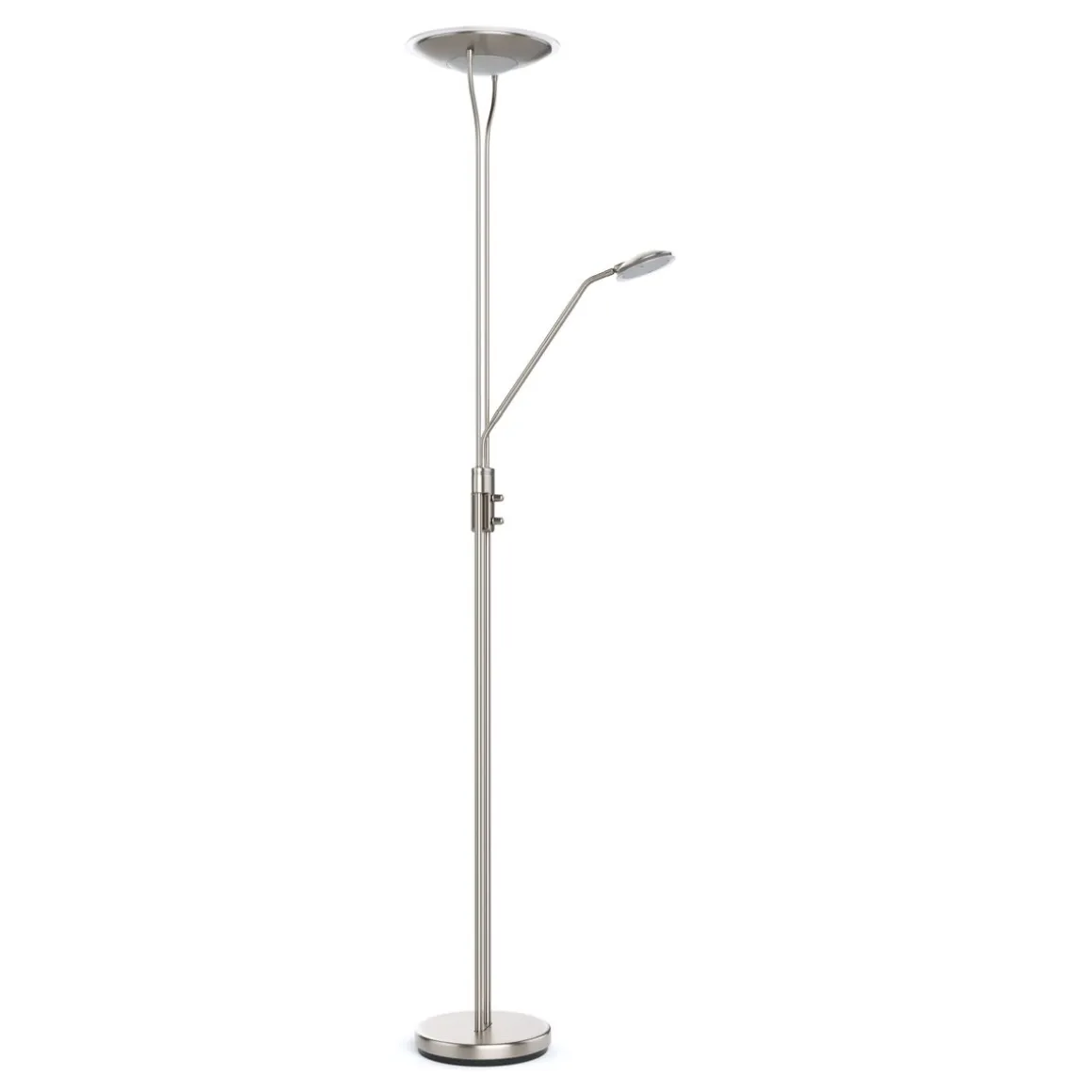 LED Stehlampe RESIL dimmbar silber