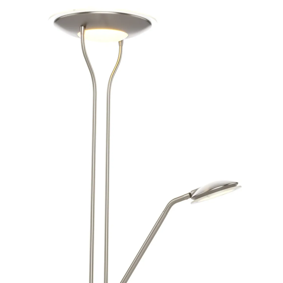 LED Stehlampe RESIL dimmbar silber