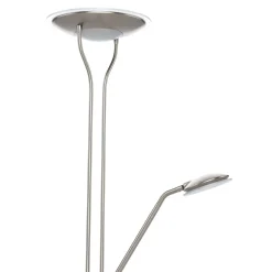 LED Stehlampe RESIL dimmbar silber