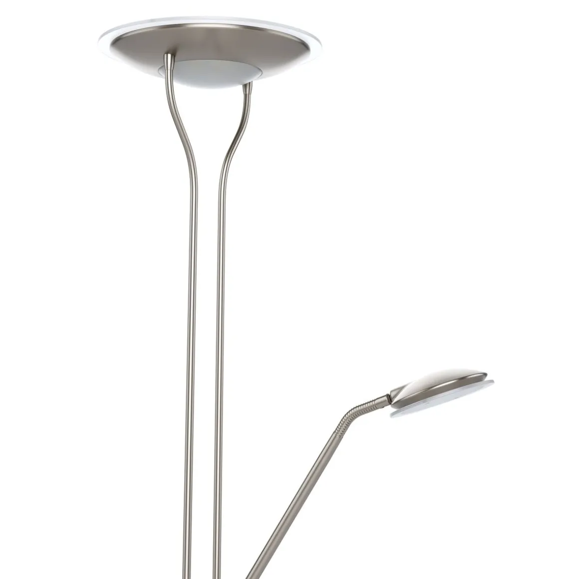 LED Stehlampe RESIL dimmbar silber